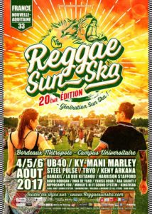 Reggae Sun Ska Line up 2017